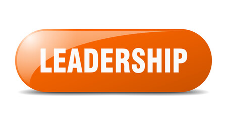 leadership button. sticker. banner. rounded glass sign