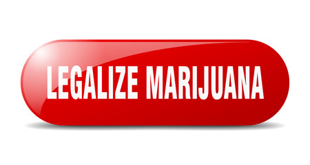 legalize marijuana button. sticker. banner. rounded glass sign