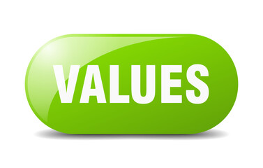 values button. sticker. banner. rounded glass sign