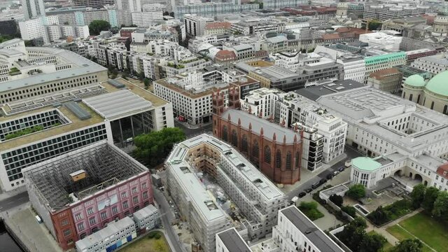 Located In The Heart Of Berlin. This Is 4k Drone Footage Flying Over Berlin.