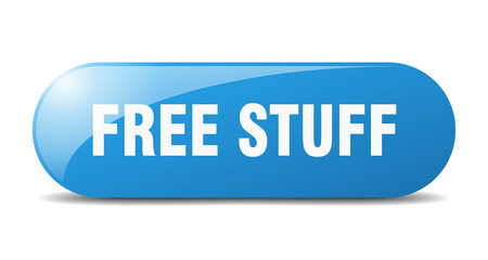 free stuff button. sticker. banner. rounded glass sign
