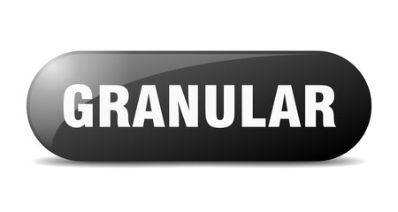 granular button. sticker. banner. rounded glass sign