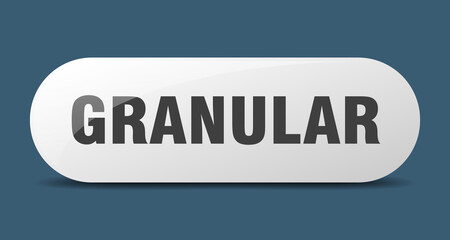 granular button. sticker. banner. rounded glass sign