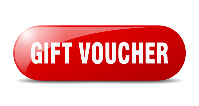 gift voucher button. sticker. banner. rounded glass sign