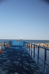 Obraz premium pier in the sea