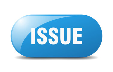 issue button. sticker. banner. rounded glass sign