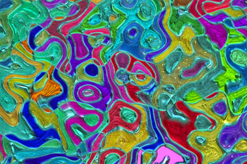 color chaos weave texture design