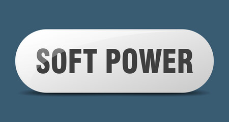 soft power button. sticker. banner. rounded glass sign