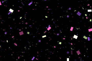 confetti fly color paper