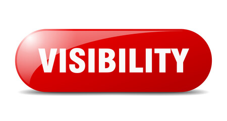 visibility button. sticker. banner. rounded glass sign