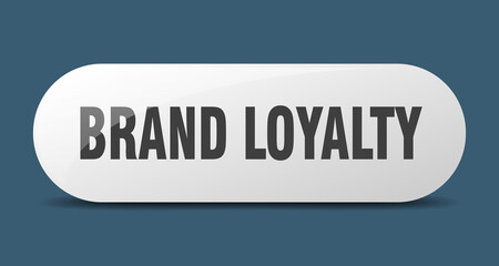 brand loyalty button. sticker. banner. rounded glass sign