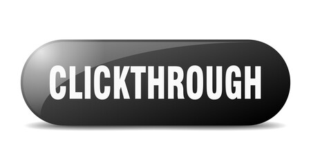 clickthrough button. sticker. banner. rounded glass sign