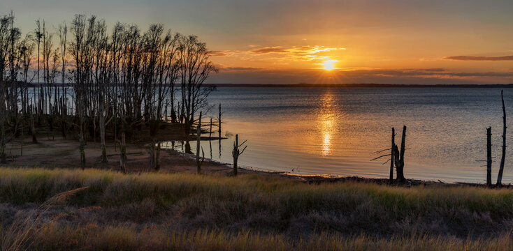 Sunrise At Grahamstown Dam, NSW, Australia