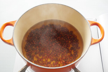 茹で小豆