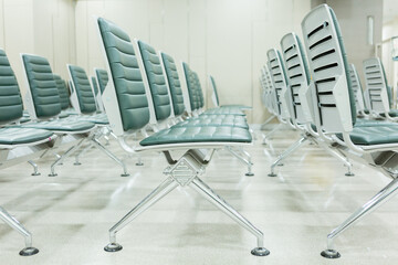 Waiting seats  for patients in the hospital