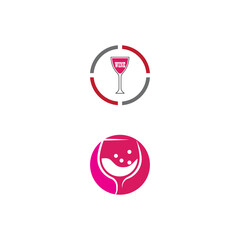Wine Logo Template vector symbol