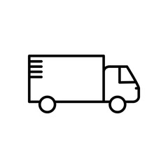 Truck Delivery, distribution, shipping icon for your design	
