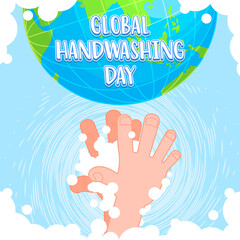 Global Handwashing Day vector illustration