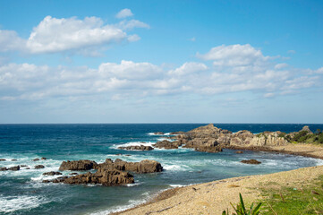 鹿児島県　種子島　南種子町の砂坂海岸