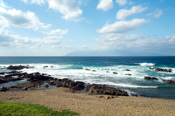 鹿児島県　種子島　南種子町の砂坂海岸