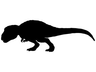 ティラノサウルス_シルエット3