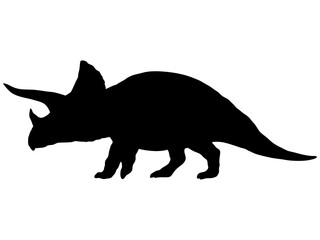 トリケラトプス_シルエット