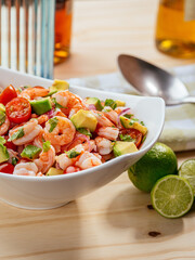 Ceviche de camarones