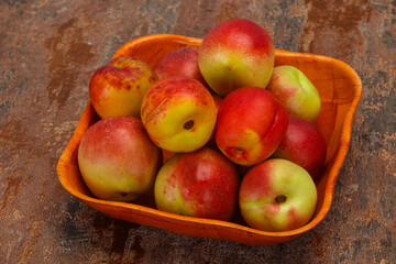 Sweet tasty fresh ripe apricots