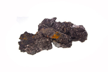 coal isolated on white background
