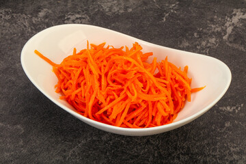 Korean carrot in the bowl