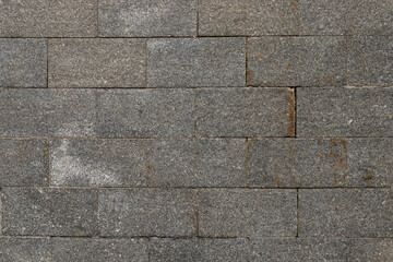 The texture of paving slabs