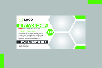 Modern Voucher For Company Promotion