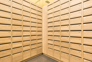 Locker wooden MailBoxes postal for keep your information, bills,postcard,mails etc