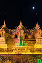 Wax Castle Festival parade in Sakon Nakhon at Thailand .One of the biggest events in the Ok Phansa Day or The end of Buddhist Lent in Thailand.