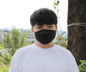 boy in a mask