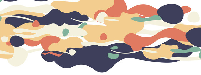 Trendy liquid style shapes abstract design, dynamic vector background for placards, brochures, posters, web landing pages, covers or banners