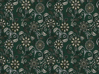 traditional Indian paisley pattern on   background