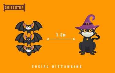 Halloween covid poster