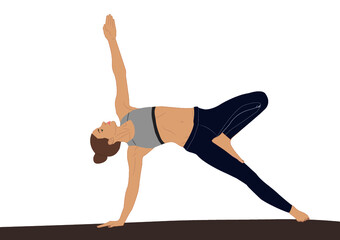 woman yoga pose