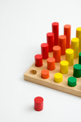 colorful blocks in a row