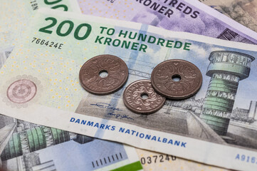 Danish kroner, currency from denmark in europe