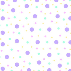 Colorful dots pattern  background. Vector pattern