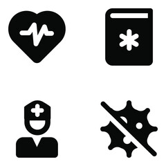 
Solid Vector Icons of Medical
