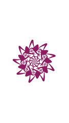 flower mandala. This design is very suitable for wall decorations, symbols and others