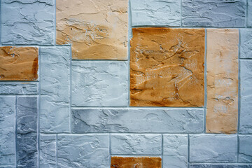 Background of stone wall texture. Close up image.