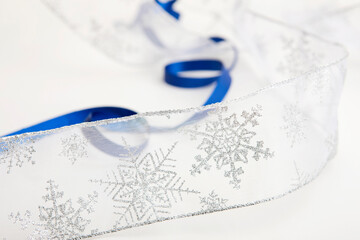 christmas ornament, ribbon