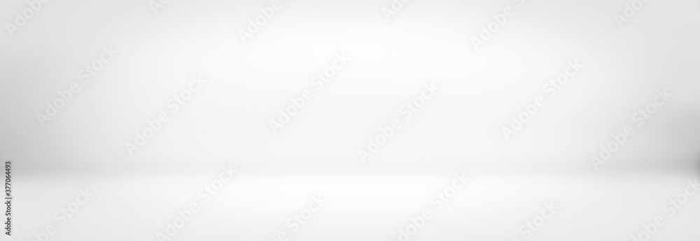 Wall mural abstract background for product show with elegant light , gray and white abstract. gradient surface 