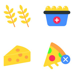 
Pack of Healthy Eating Icons
