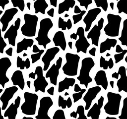 オルスタイン牛柄シームレスパターンベクター素材