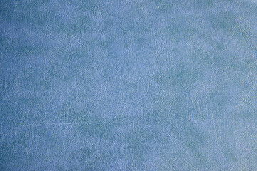 Close up of Blue leather texture background
